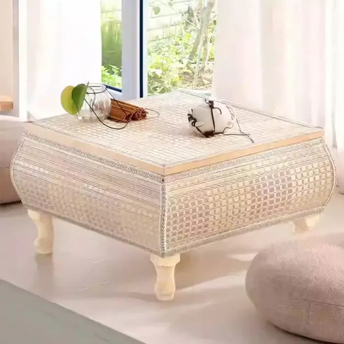 Support Tatami en rotin tissé à la main