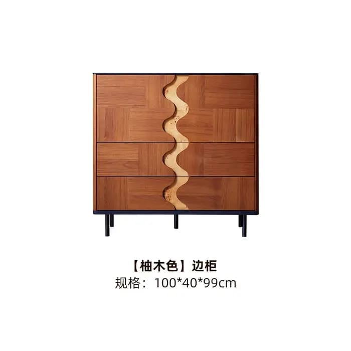 Armoire de salon avec tiroirs, petite, mignonne, style crème, rangement créatif, armoire de cuisine,