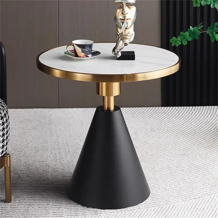Tables basses rondes authentiques Design blanc moderne petites