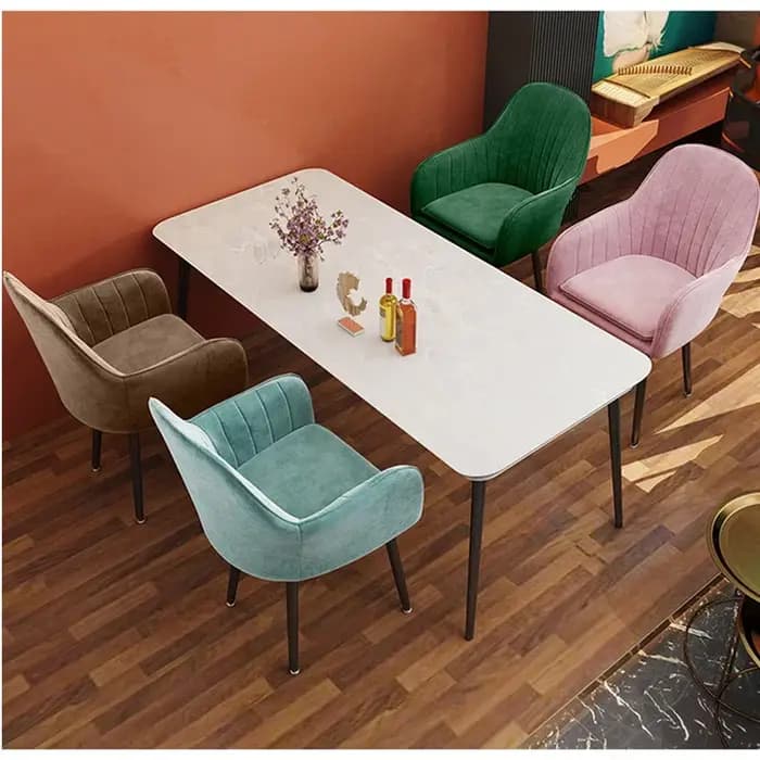 Chaise de salle à manger Chaises Salle Manger maquillage dossier Chaise de Salon moderne Style nordi