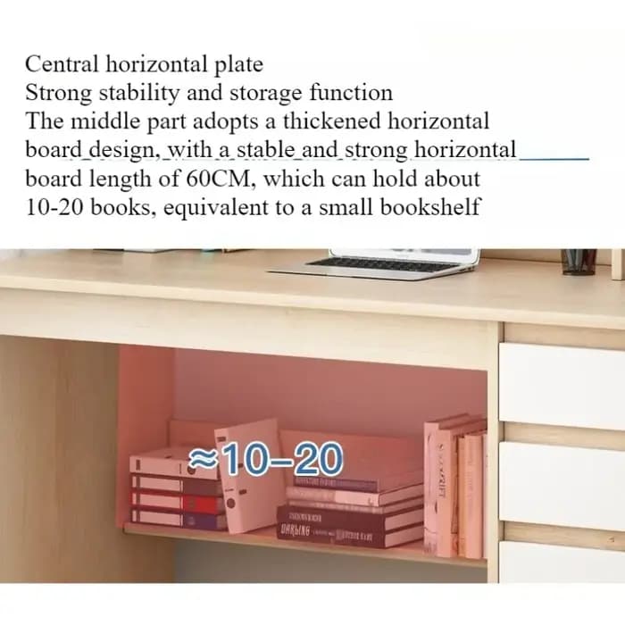 Bureau d'ordinateur, bureau à domicile, bibliothèque pour étudiants, bibliothèque intégrée, bureau d