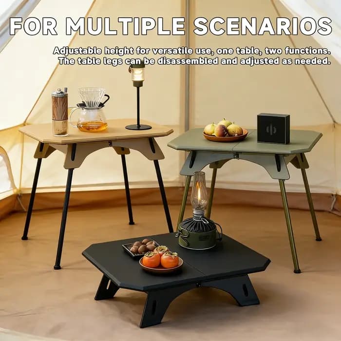 Table de camping d'extérieur ultralégère