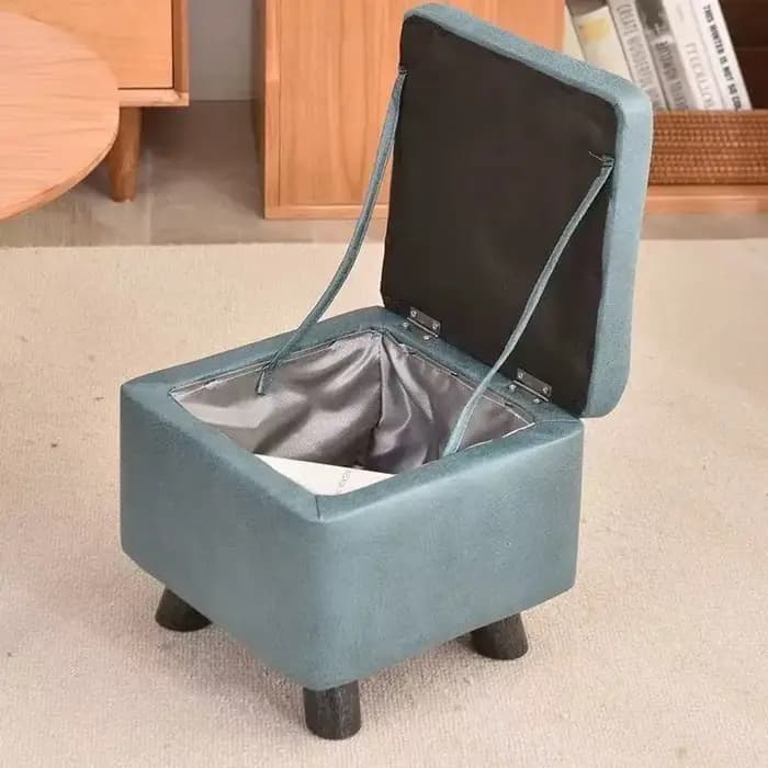 Petit tabouret, tabouret de rangement pour salon