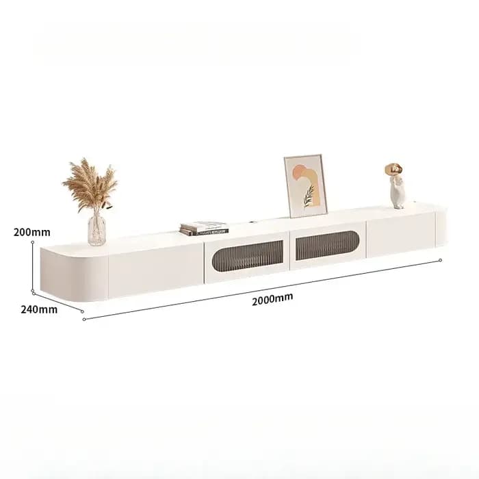 Meuble Tv mural flottant en bois, meuble de salon moderne, Meuble de rangement, Meuble Tv Suspendu M