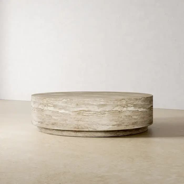 Grande Table circulaire en marbre naturel, meubles haut de gamme, motif artistique Speckler, Table b