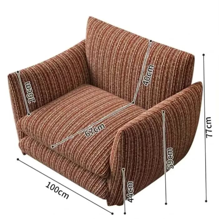 Fauteuils de salon moelleux et confortables