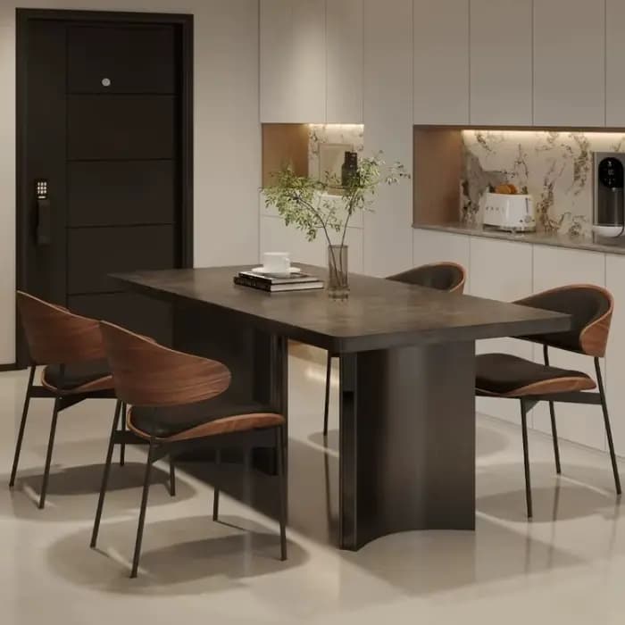 Table à manger rectangulaire de luxe