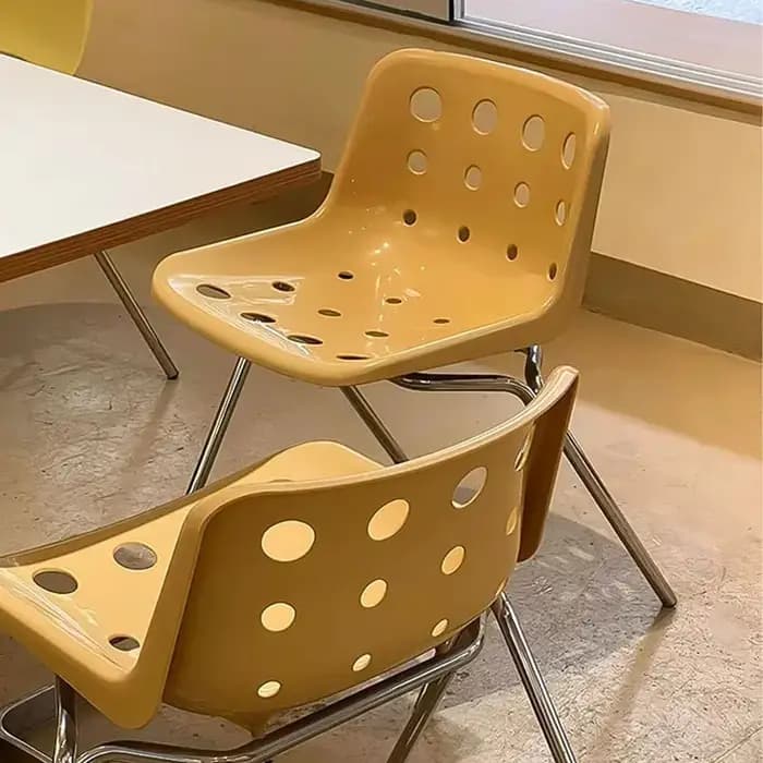 Chaises de salle à manger de luxe modernes en métal, pour la maison, le salon, la salle à manger, la