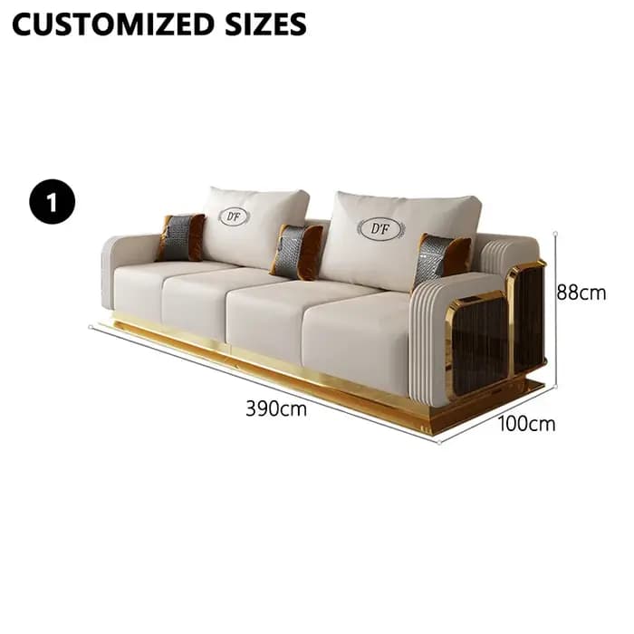 1 canapé 390cm + 1