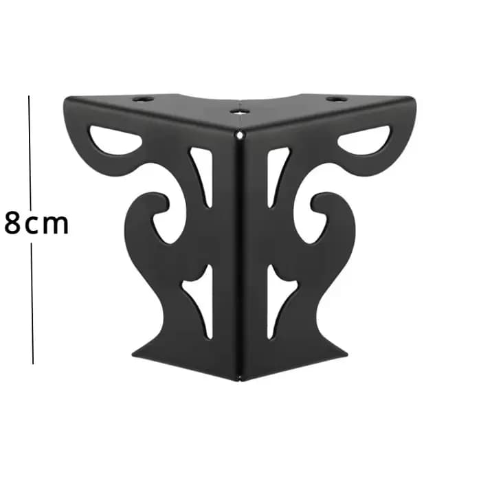 Pieds de canapé évidés de style européen, pieds de meubles modernes, finition 256, armoire de table,