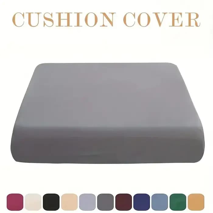 Housse de coussin de canapé extensible, couleur unie, en Spandex, pour salon, animaux domestiques, enfants, protection de meubles, 1/2 pièces