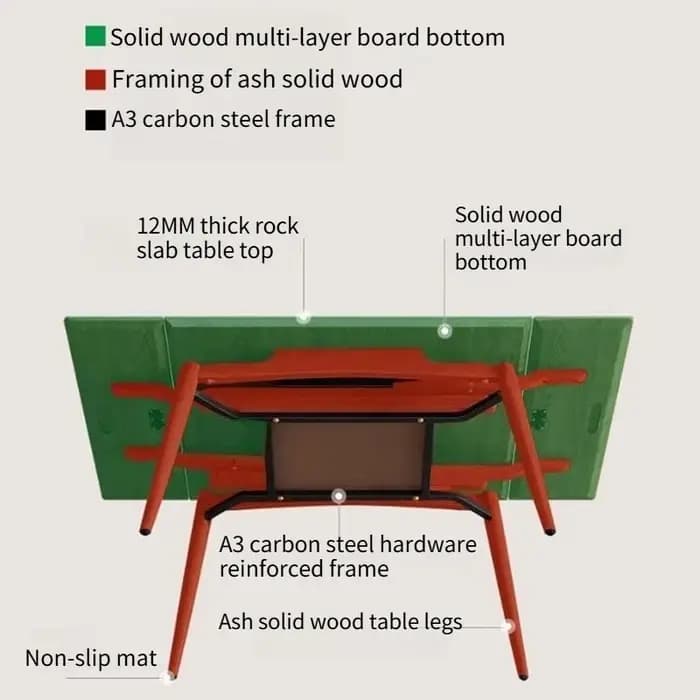 Table à manger pliante et extensible