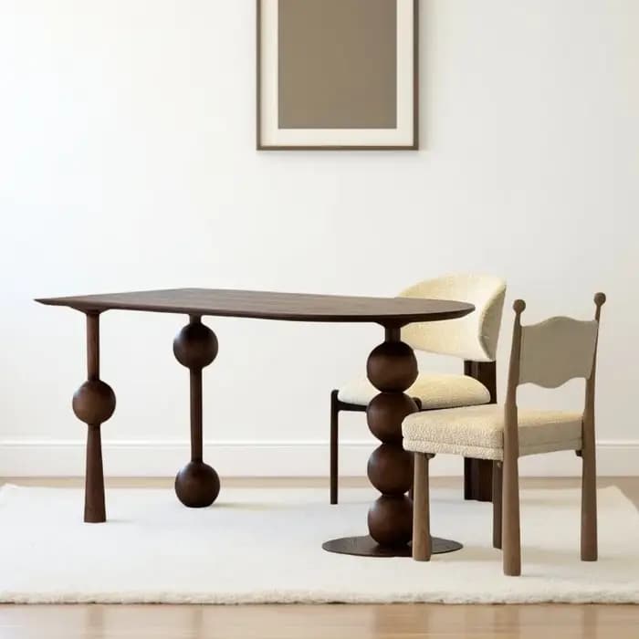 Table à manger Vintage peu encombrante