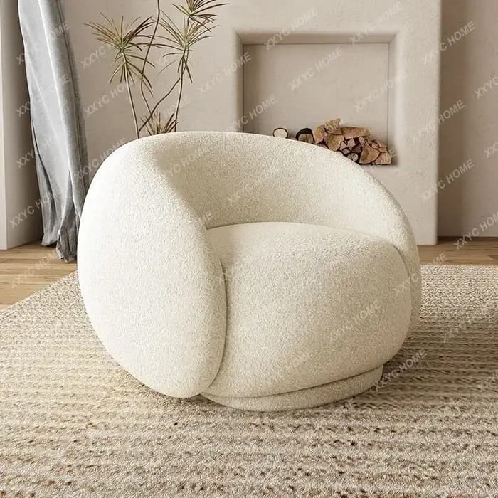 Luxe léger et minimaliste, utilisé pour les canapés individuels, les salons, les fauteuils pivotants ou les chaises de relaxation dans la chambre à coucher.