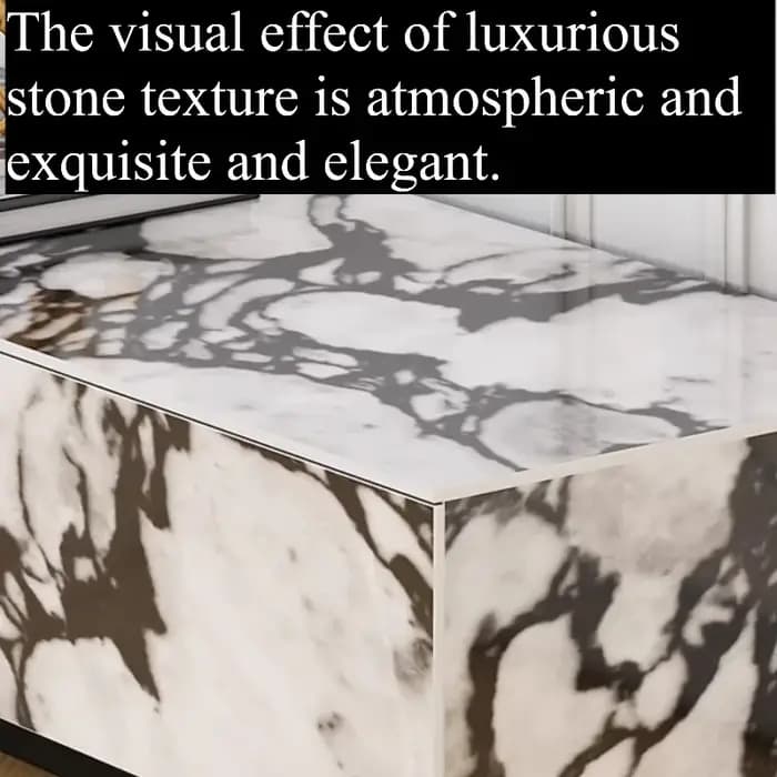 Meuble TV de Luxe Unique avec Rangement et Ornement