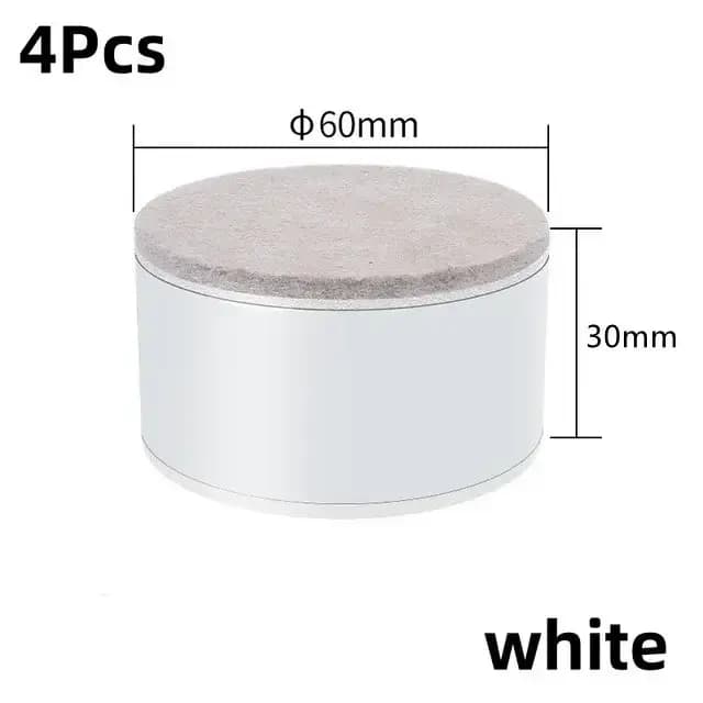 4 pièces/ensemble pieds de meubles coussinets carrés/ronds Table basse pieds Base canapé jambes reha