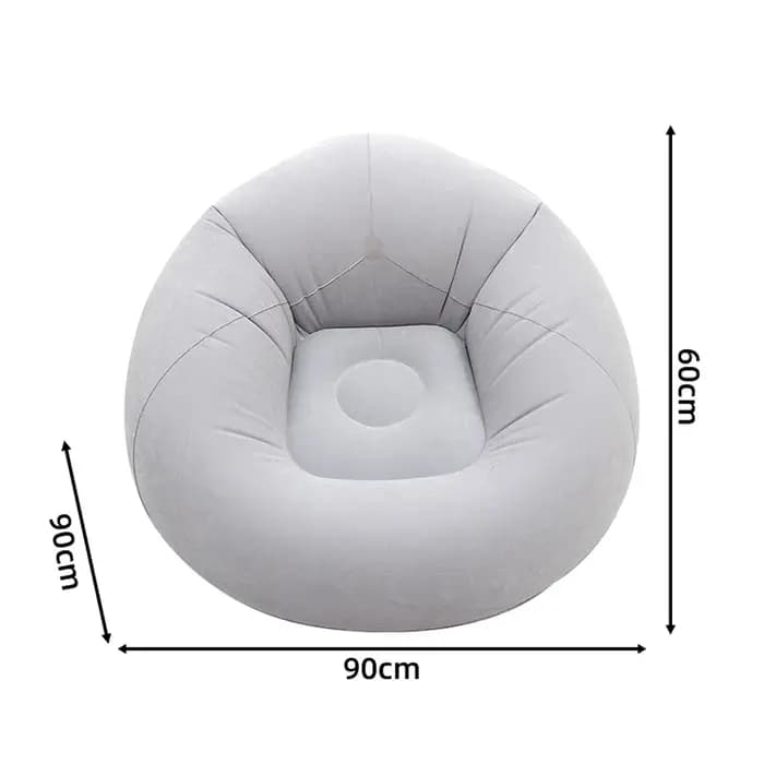 Canapé gonflable Portable doux, chambre à coucher intérieure, chaise de salon, Camping en plein air,