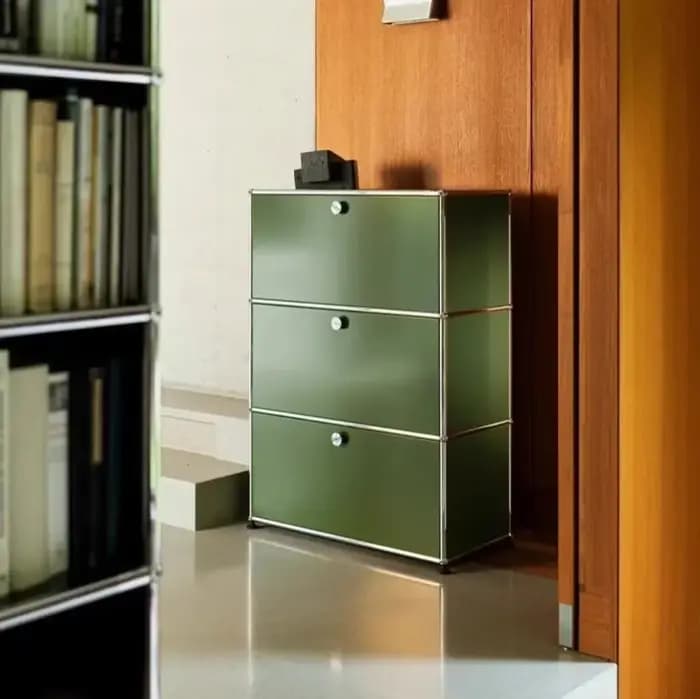 Buffet armoires de rangement combinaison modulaire cadre métallique pour salon tiroirs de bureau personnalisable grand