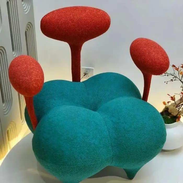Style européen nouveau château magique ballon chaise petit canapé