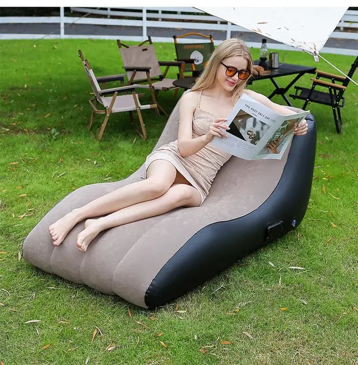Chaise longue gonflable