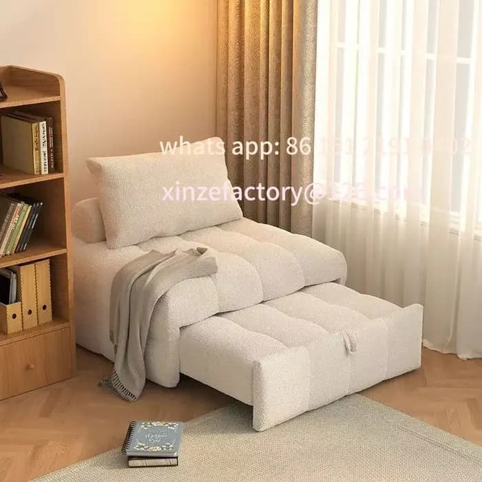 Canapé-lit simple et double personnalisable, pliable, à double usage, pour petit appartement, salon,