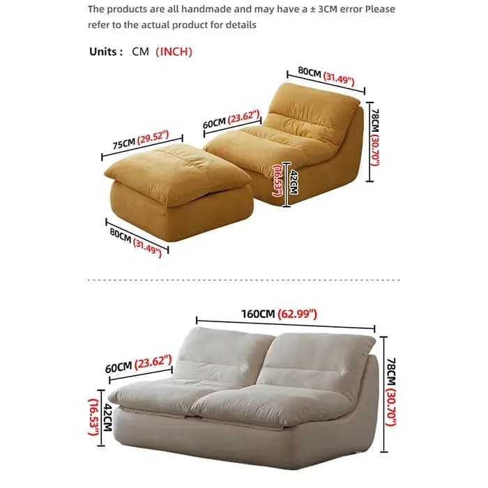 Chaise longue à Compression