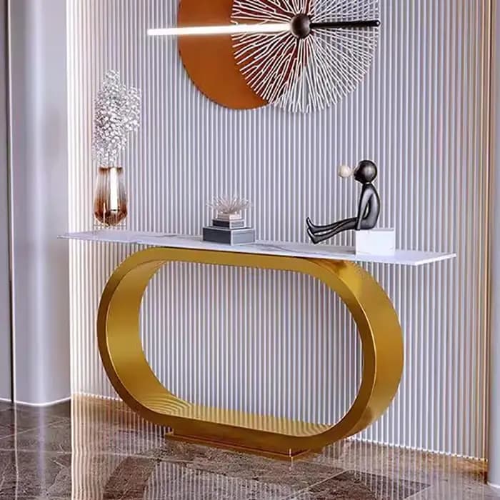 Table Console neutre italienne Simple et élégante