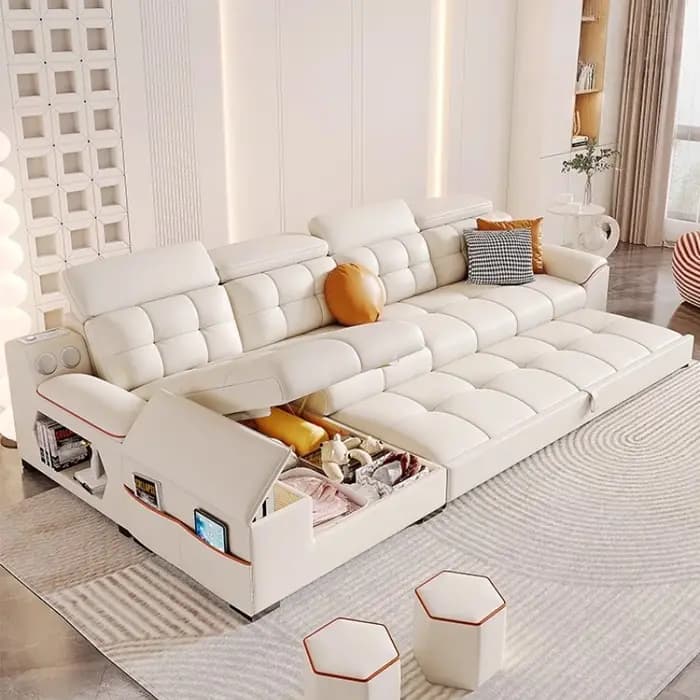 Canapés extensibles multifonctions rangement de luxe appartement chambres