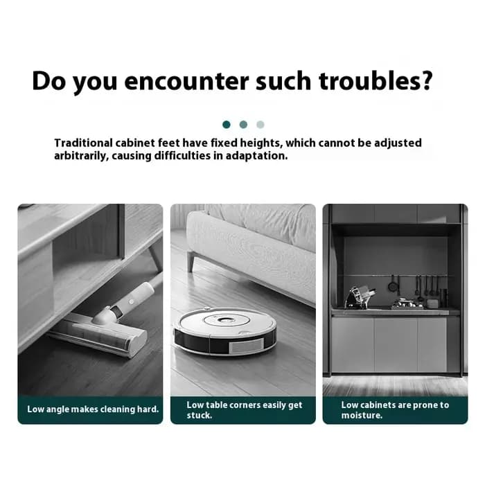 Pieds de meubles extensibles réglables, Support de Table et de canapé, meuble TV de forme ronde et r