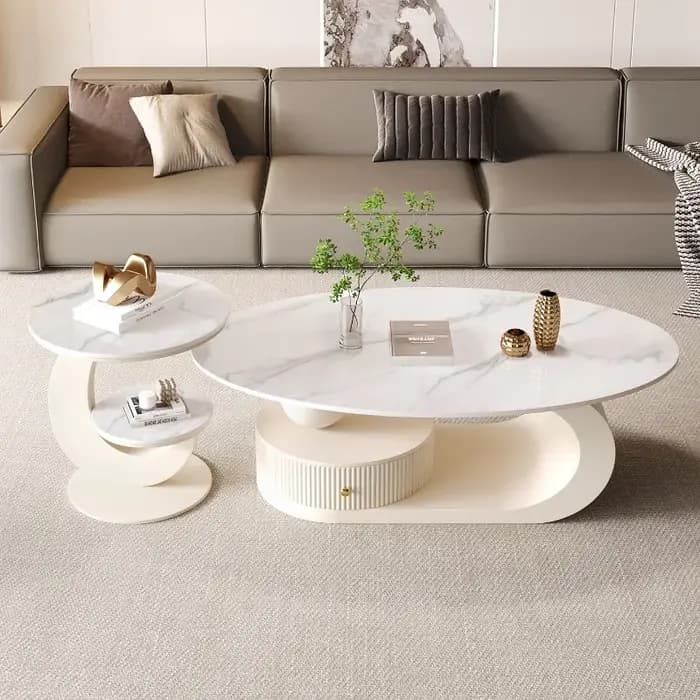 Table basse de sol d'affichage multifonction
