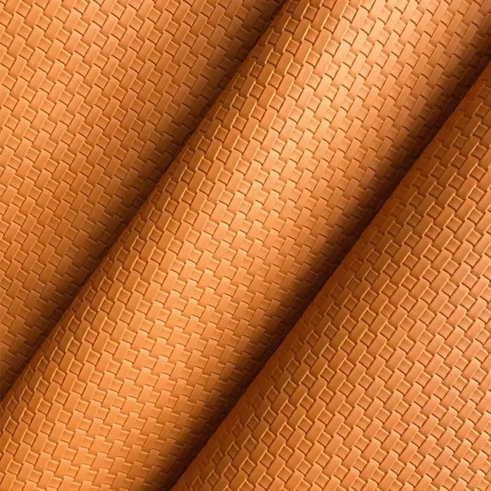 Tissu en cuir Élpour décoration de siège de canapé bricolage, sac de fond, tissage de veine de docum