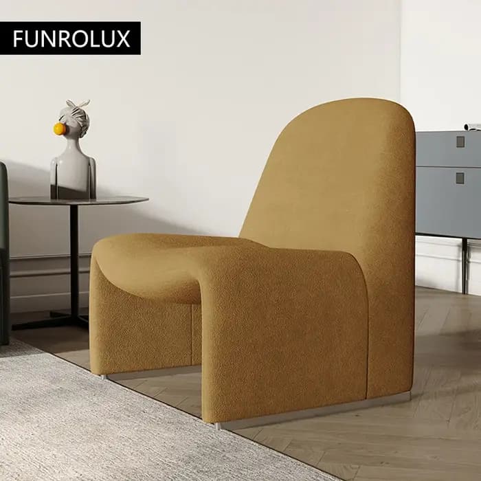 Chaise de loisirs simple pour salon, petit canapé, hôtel, club, chaise d'étude