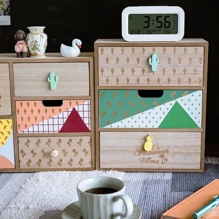 Armoire de rangement de Style européen faite à la main