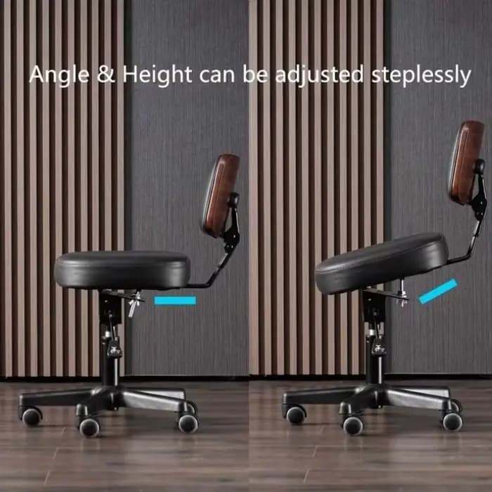 Chaise de bureau d'équilibre réglable-Support arrière siège coudé hauteur et chaise d'étude d'ordina