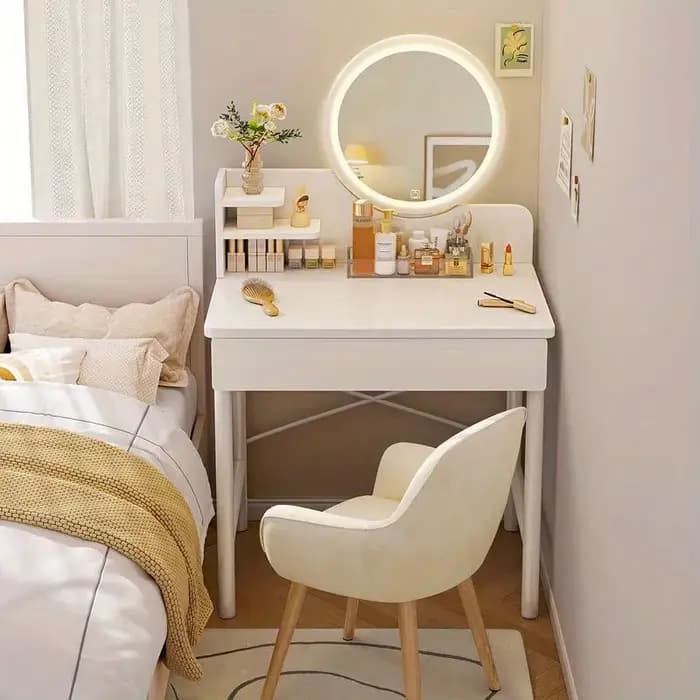 Commode chambre simple moderne petit appartement table de maquillage table de maquillage coiffeuse p