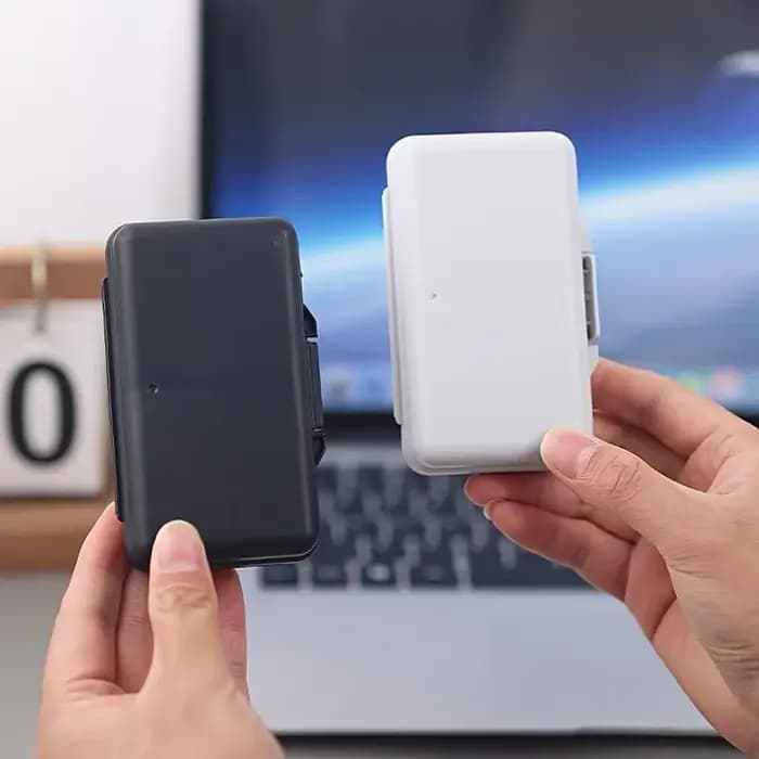 Boîte de rangement USB 1 pièce avec compartiments et couvercles