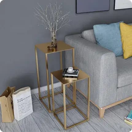 Petite Table d'appoint en fer de Style nordique, Mini support de fleurs d'angle de canapé de salon m