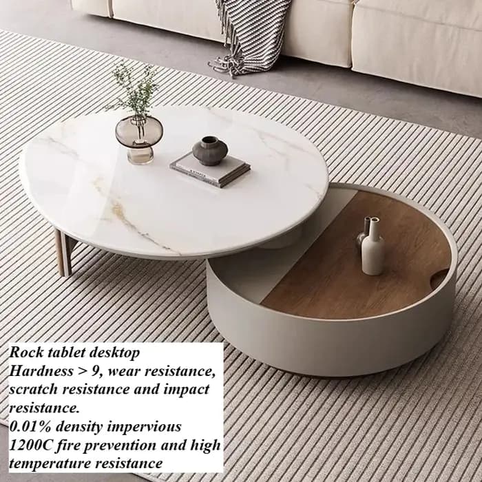 Cadre de rangement Table basse moderne clair organisateur ornements