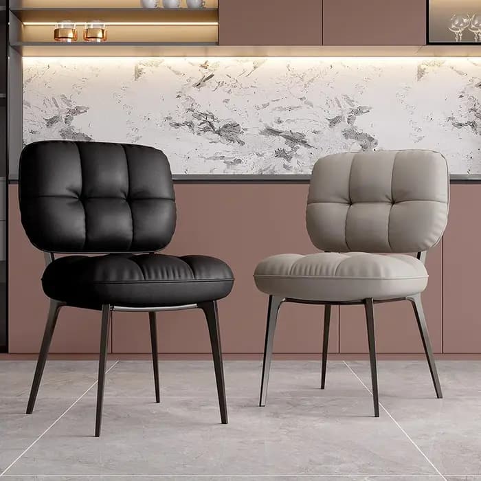 Chaises de salle à manger de luxe modernes et élégantes