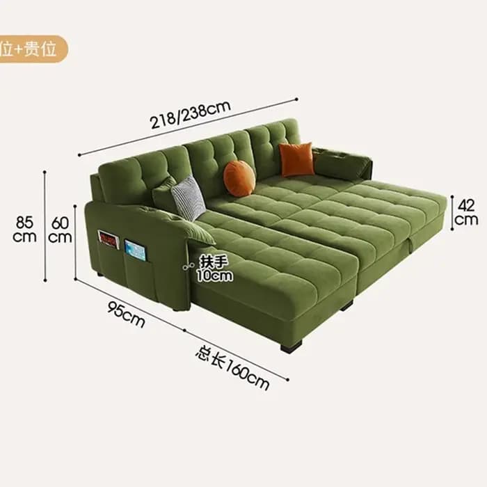Canapés de détente pliants chambre à coucher multifonctionnel modulaire canapé individuel Convertible extractible Divani Da Soggiorno décoration de la maison