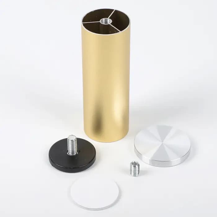 Pieds de Table basse Non perforés en alliage d'aluminium