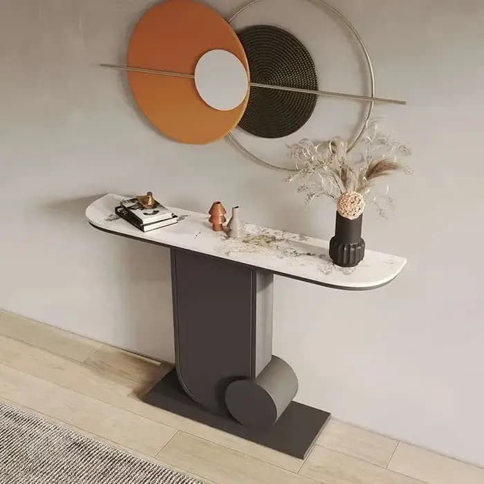 Table basse vintage de style nordique pour salon