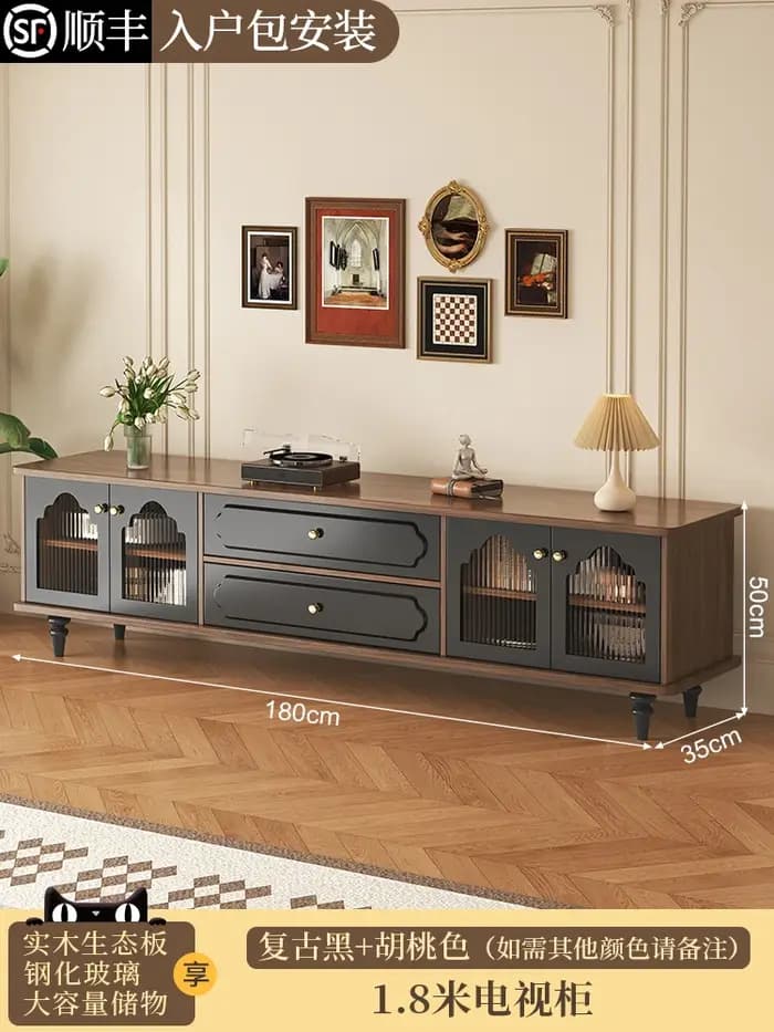 Console De télévision nordique élégante, meuble Unique, Simple et pratique, pour gagner de l'espace,