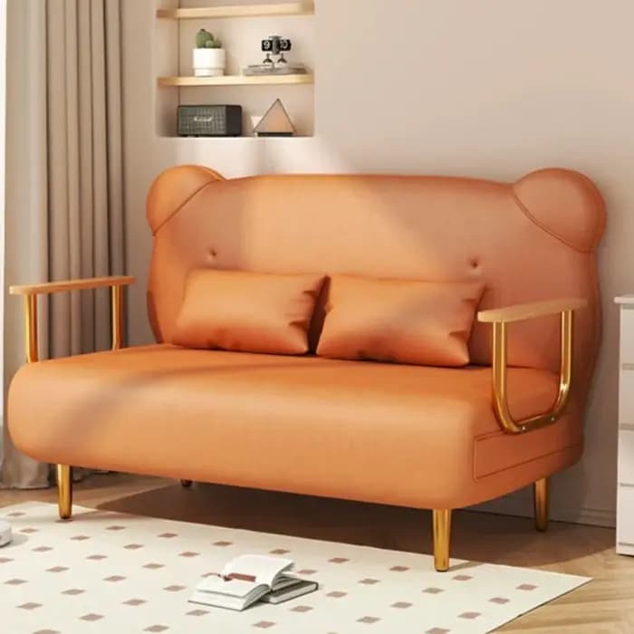 Canapé d'angle compact vintage pas cher pour salon - Meubles de maison en liquidation
