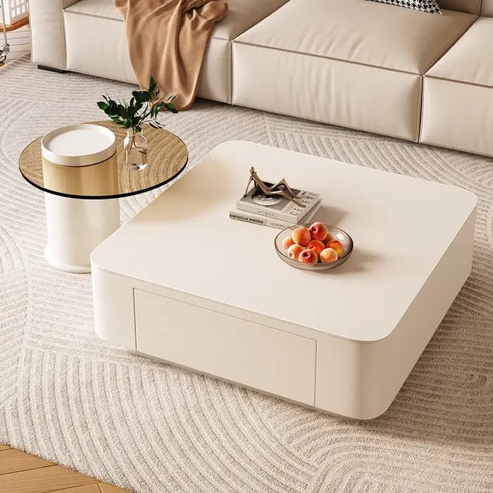 Tables basses carrées simples Design De luxe moderne