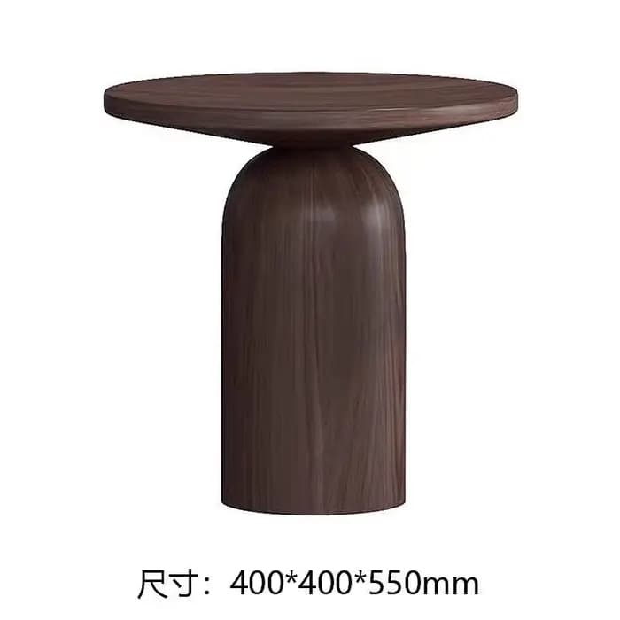 Table d'appoint d'angle en bois massif