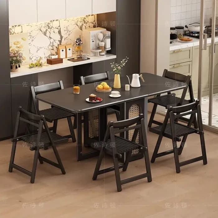 Organisateur de Table à manger noir au Design Simple