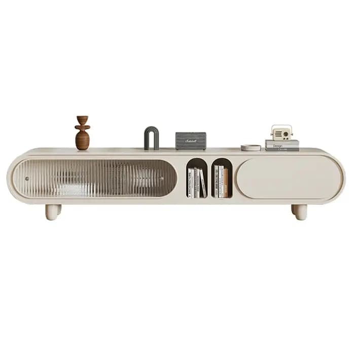Meuble TV de Rangement Esthétique Glamour
