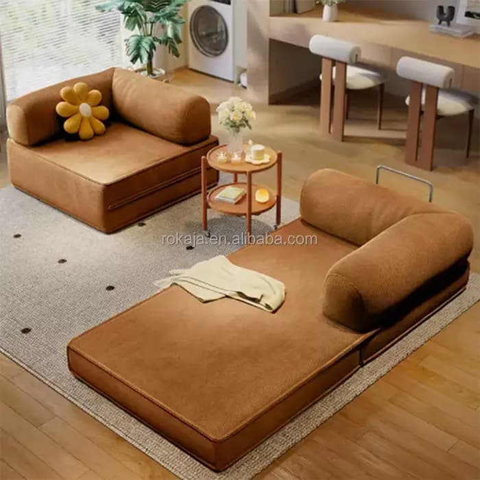 Vente chaude Compression sous vide canapé pliant Cum lit tissu mousse