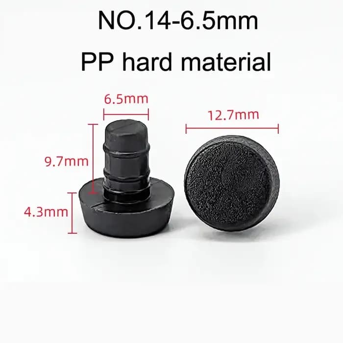 10/20 pièces rond PVC meubles pied clou caoutchouc glisse